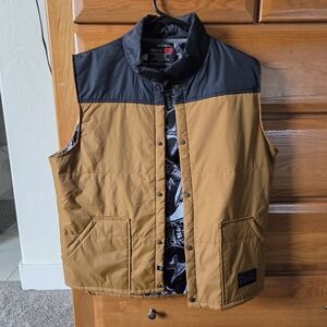 Stylish Black and Tan Men's Vest